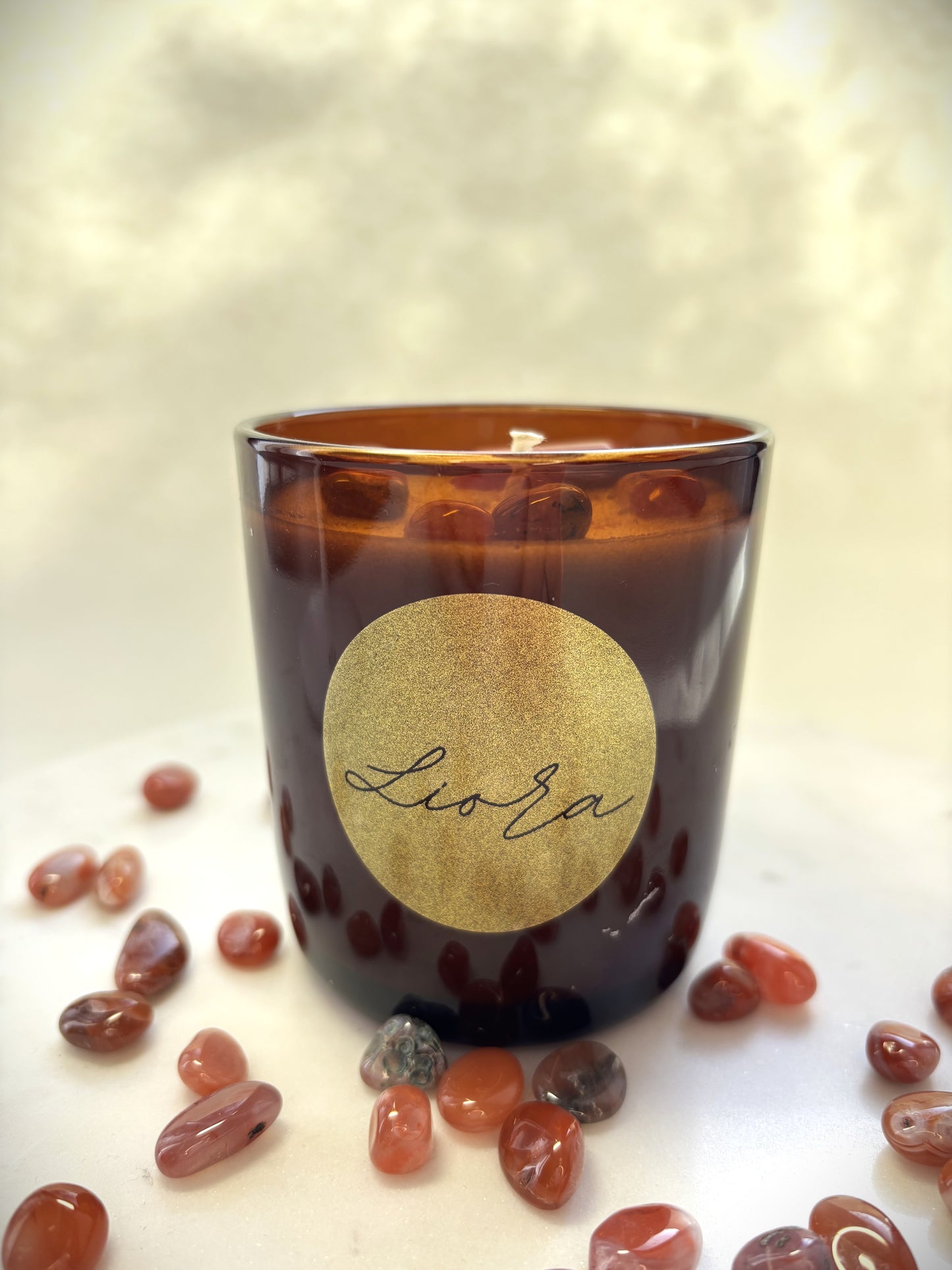 Kristallkerze - Karneol *Immunboost*