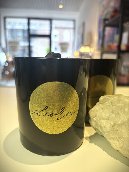 Kristallkerze *Rauchquarz - Seelenkraft