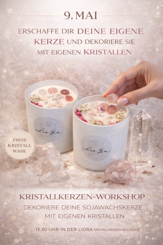 Workshop DIY kreiere deine eigene Kristallkerze