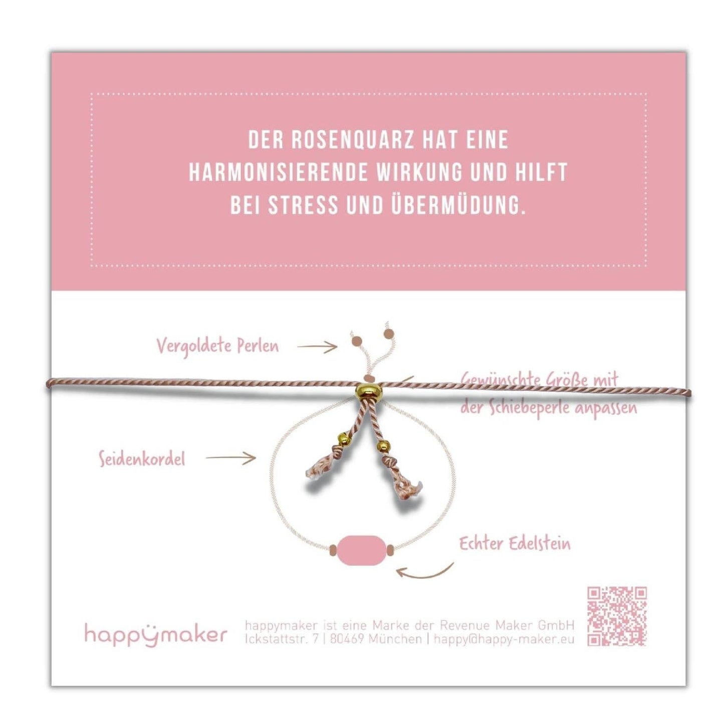 Rosenquarz Armband – Dein Kraftstein