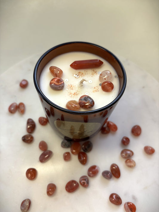 Kristallkerze - Karneol *Immunboost*