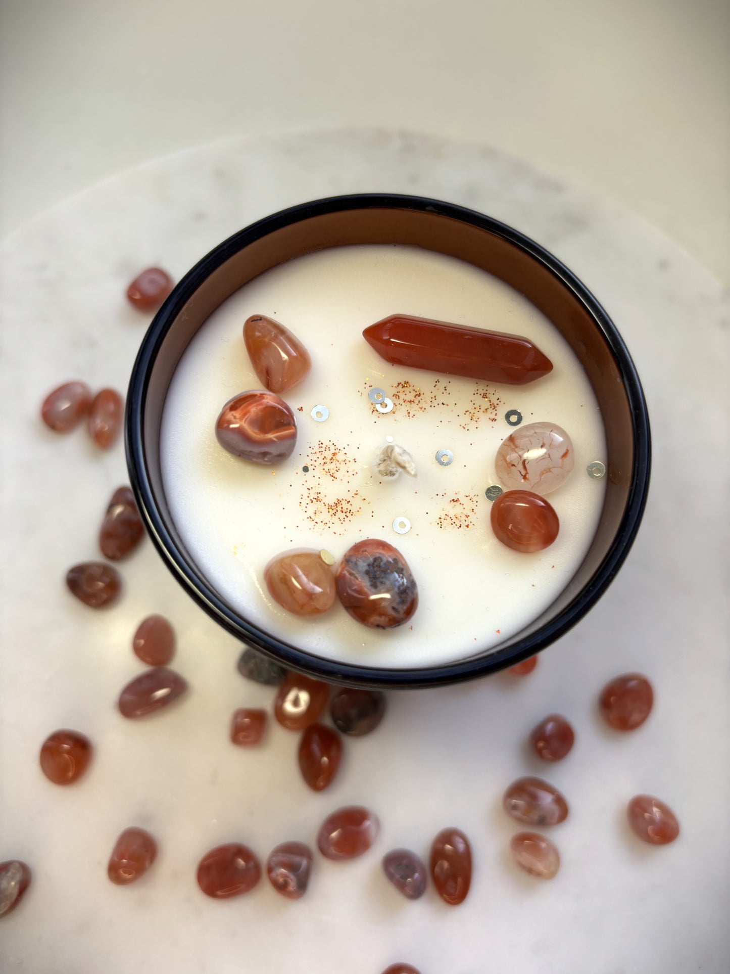 Kristallkerze - Karneol *Immunboost*