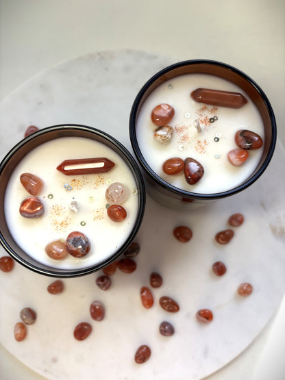 Kristallkerze - Karneol *Immunboost*