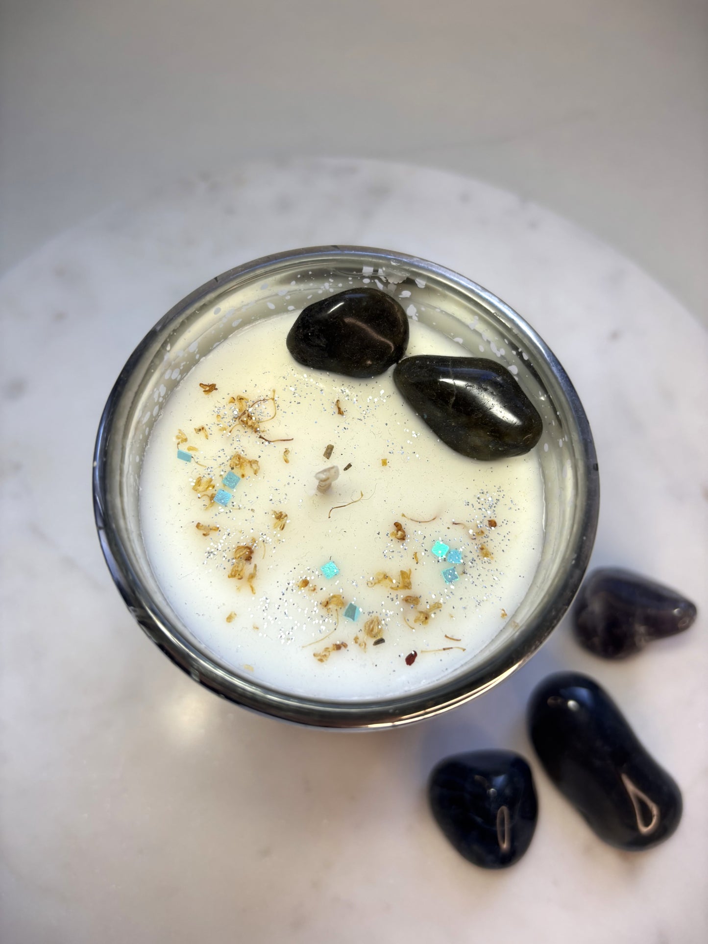 Kristallkerze - Labradorit  *Traumlicht*